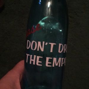Don’t drink the emperor water bottle